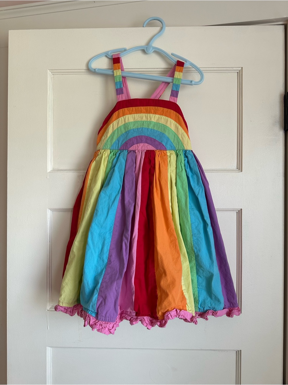 Vintage Rainbow Dress 100% cotton